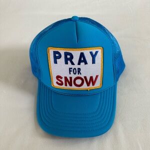 NWT RARE Aviator Nation PRAY FOR SNOW trucker hat